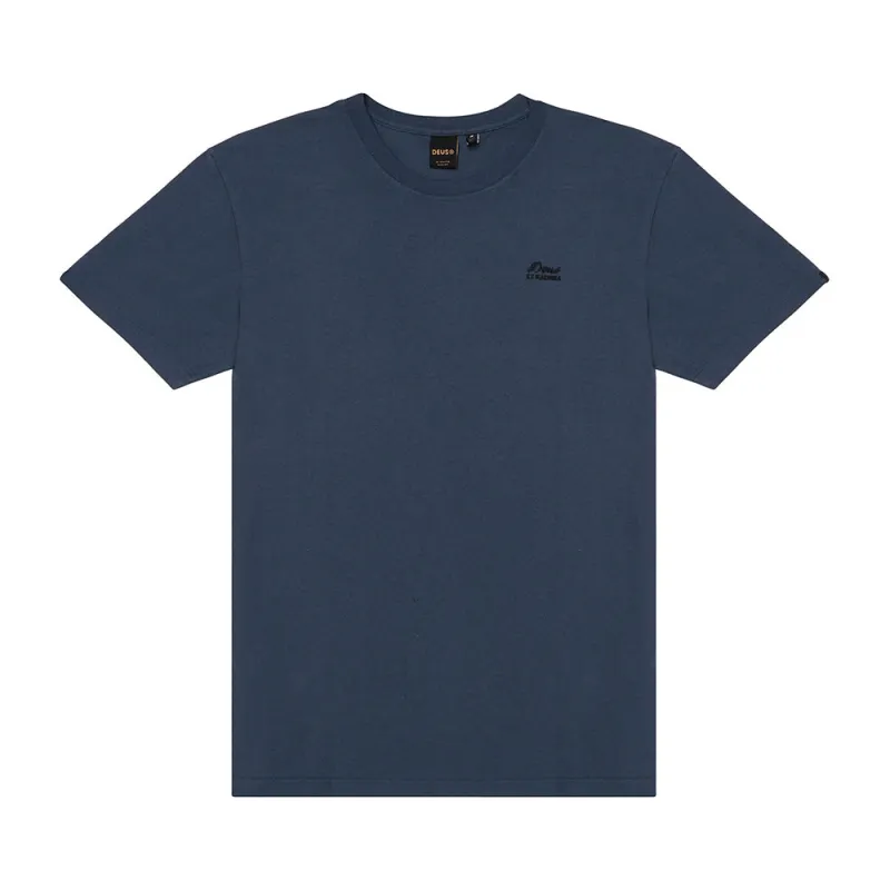 Standard Embroidered Tee - Navy made by Deus Ex Machina