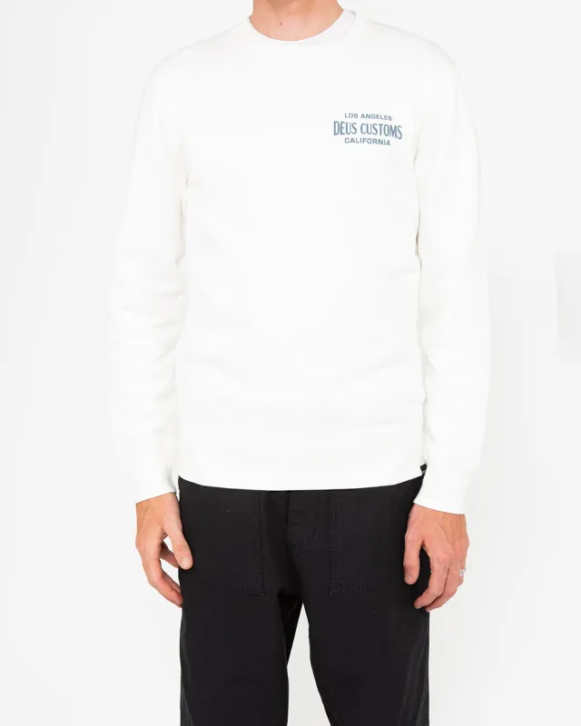 Generator Crew - Vintage White sold by Deus Ex Machina