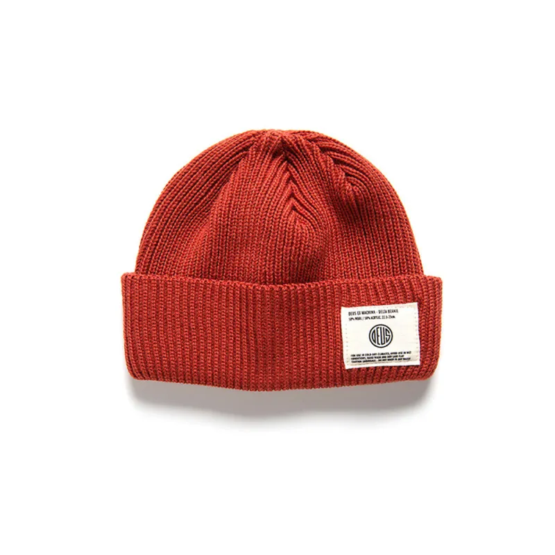 Delta Beanie - Orange Red sold by Deus Ex Machina