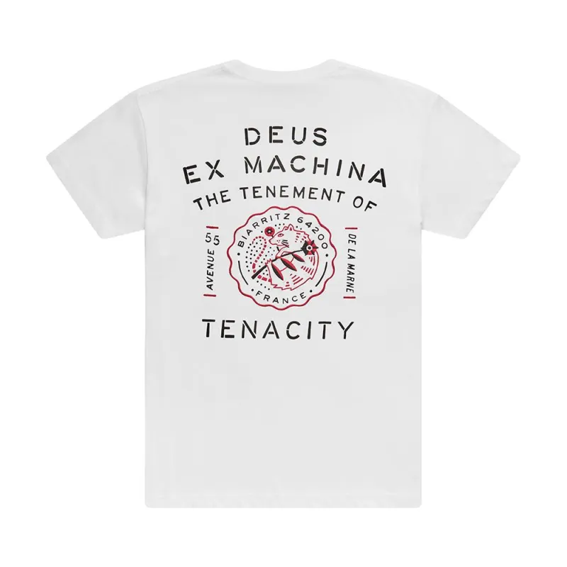 Biarritz Address Tee - Vintage White sold by Deus Ex Machina