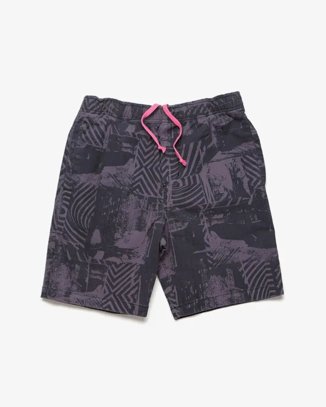 Stackwaddy Beach Short - Plum Grey made by Deus Ex Machina