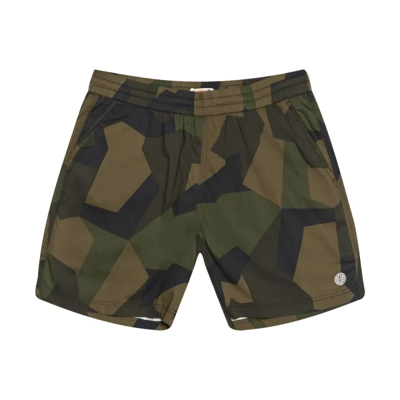 Glide Geo Swimshort - Green Camo made by Deus Ex Machina