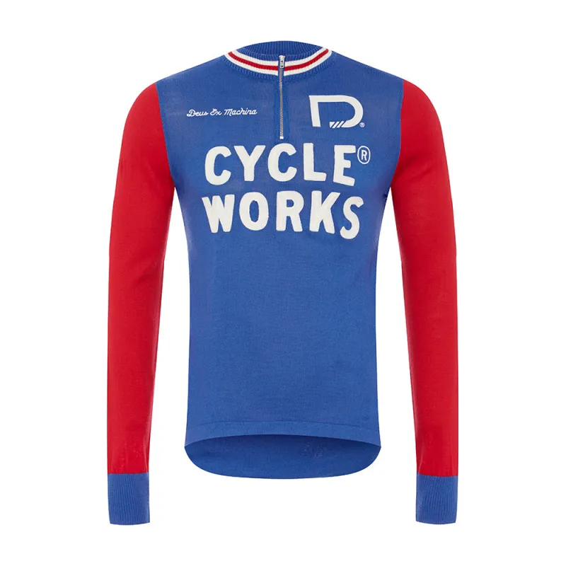 Early Bird Jersey - Blue-Red made by Deus Ex Machina
