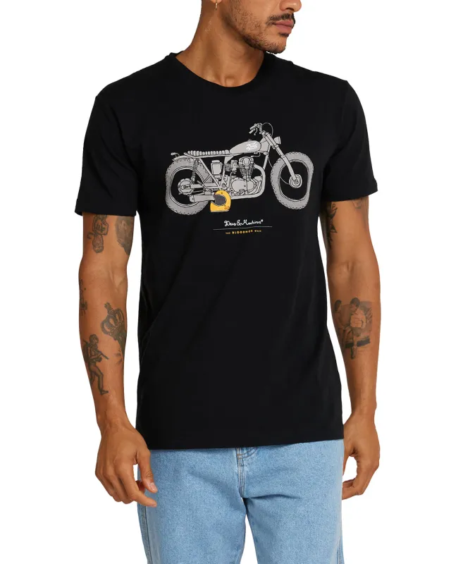 The Bloodnok Tee - Black sold by Deus Ex Machina