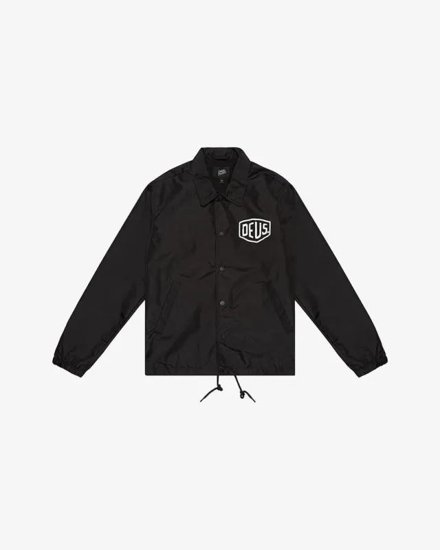 Camperdown Coach Jacket - Black made by Deus Ex Machina