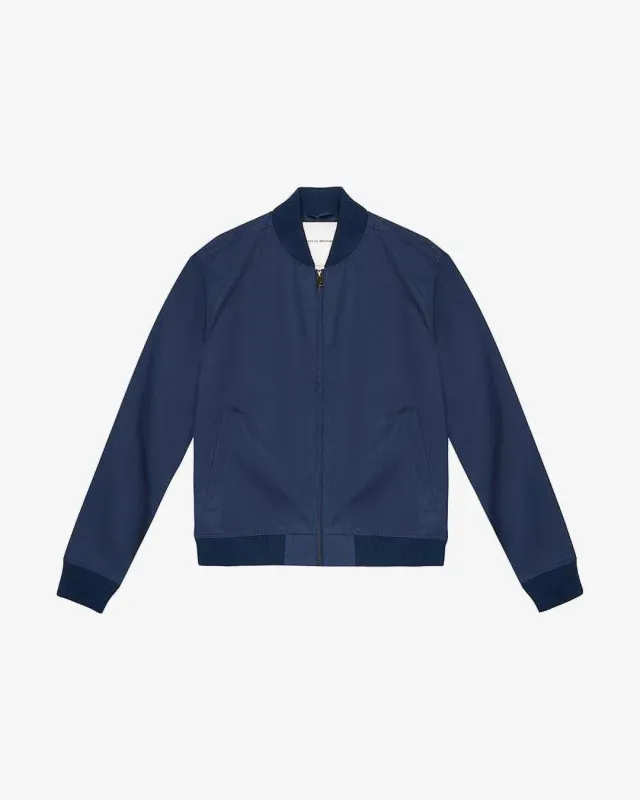 Garth Bomber Jacket - Washed Navy made by Deus Ex Machina