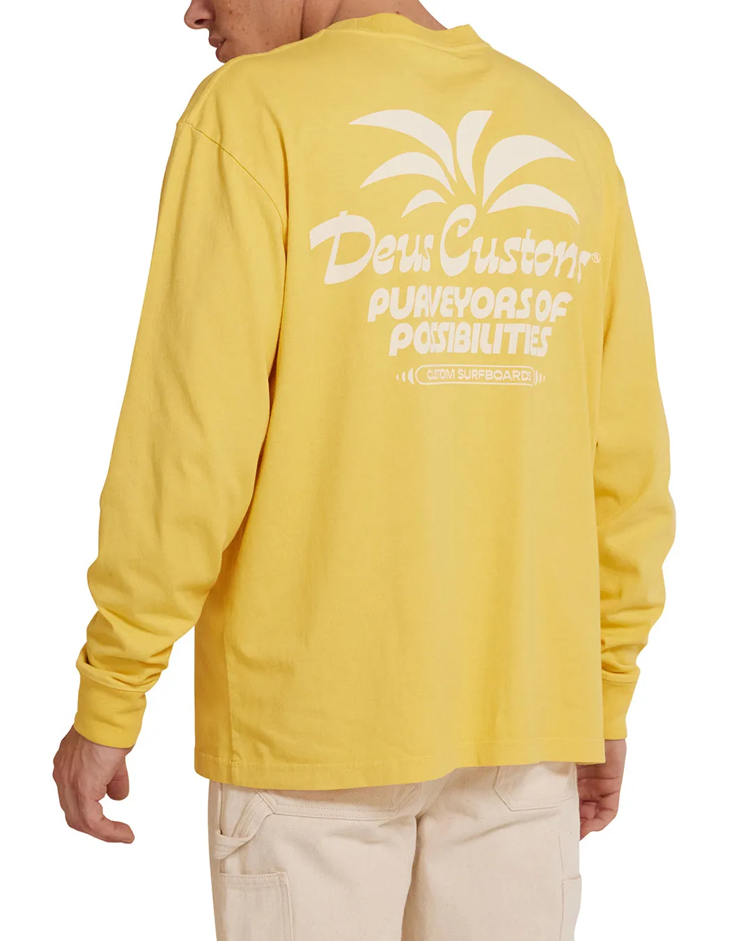 Last Resort Ls Tee - Mimosa Gold sold by Deus Ex Machina product image thumbnail 2