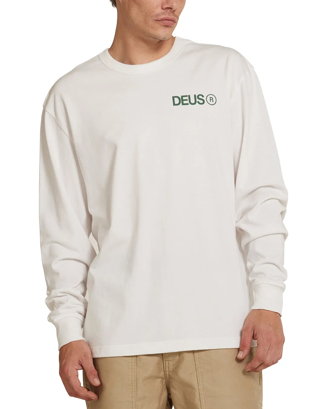 Beams Ls Cordura Tee - Vintage White sold by Deus Ex Machina