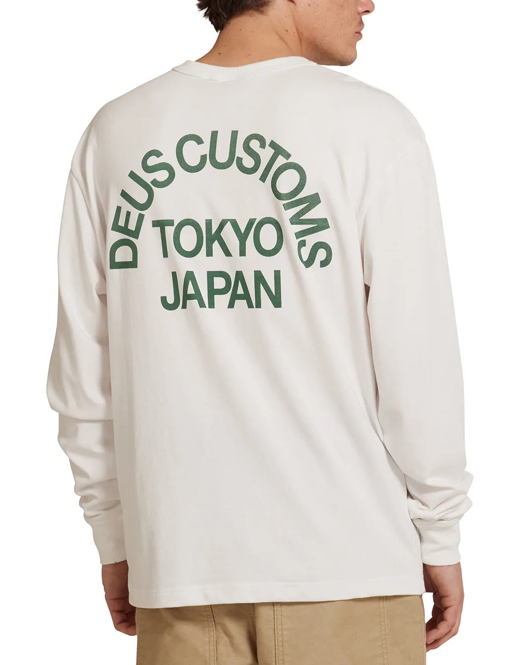 Beams Ls Cordura Tee - Vintage White sold by Deus Ex Machina product image thumbnail 2