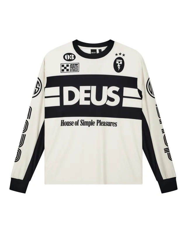 Off Road MX Jersey - Dirty White sold by Deus Ex Machina
