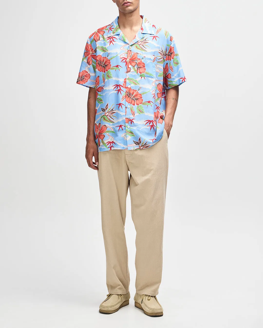 Broadus Shirt - Blue sold by Deus Ex Machina product image thumbnail 5