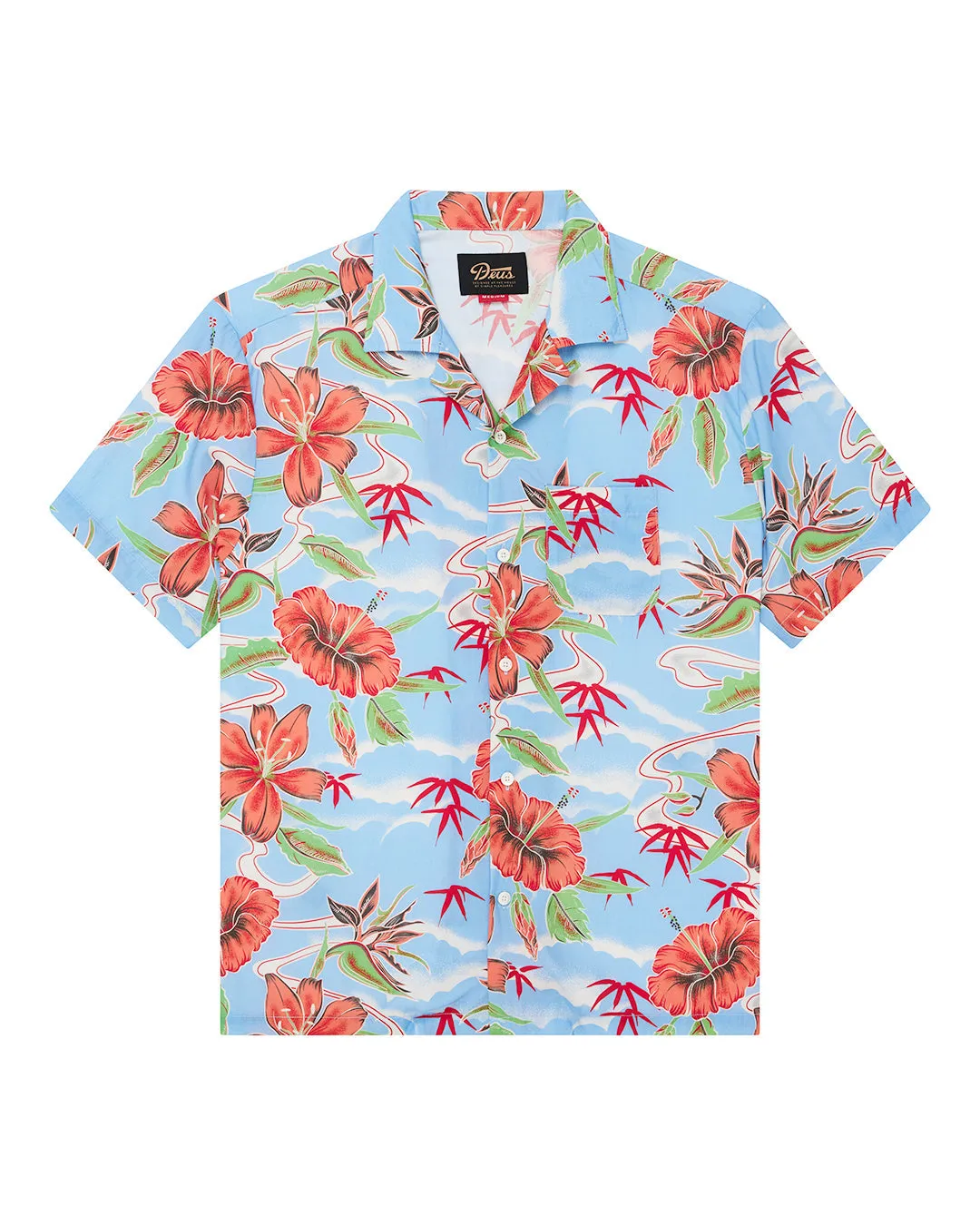 Broadus Shirt - Blue sold by Deus Ex Machina product image thumbnail 3