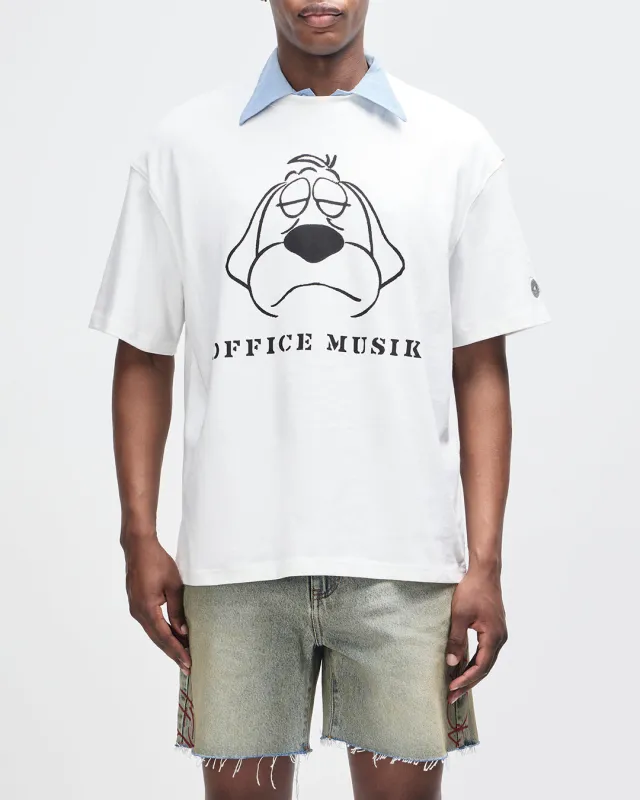 Office Musique Tee - Vintage White made by Deus Ex Machina