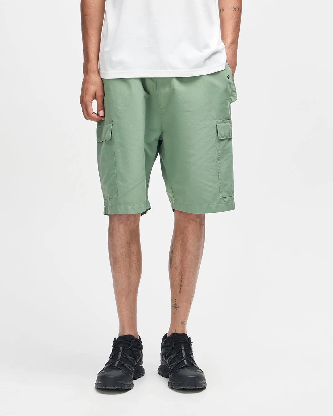 Remi Cargo Short - Loden Frost Green sold by Deus Ex Machina