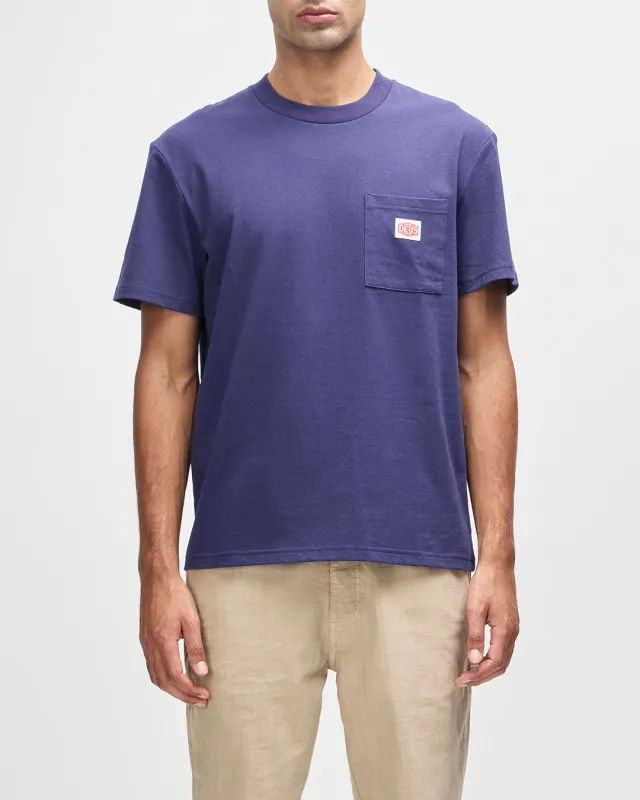 Parts & Service Pocket Tee - French Blue sold by Deus Ex Machina