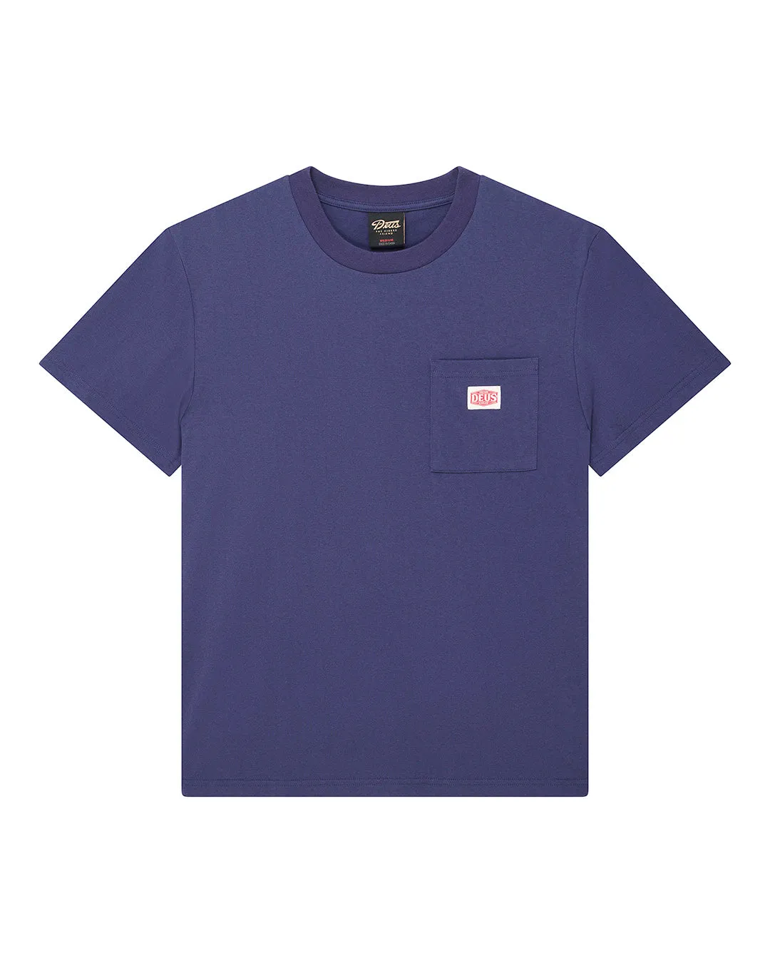 Parts & Service Pocket Tee - French Blue sold by Deus Ex Machina product image thumbnail 3