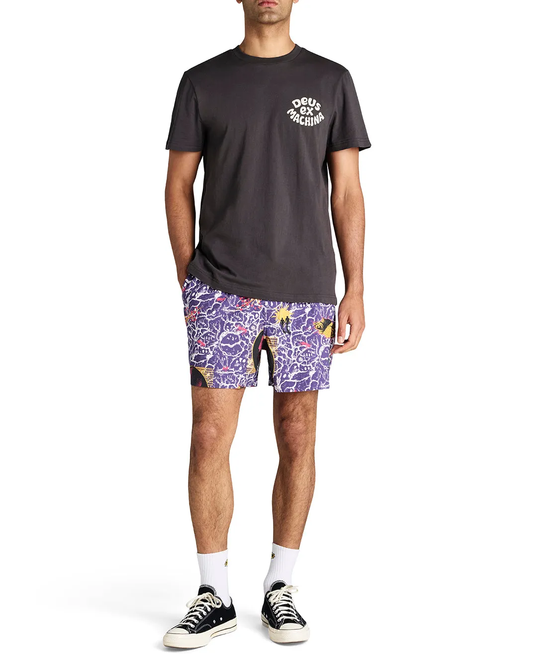 Future History Boardshort (Mesh) - Violet sold by Deus Ex Machina product image thumbnail 5