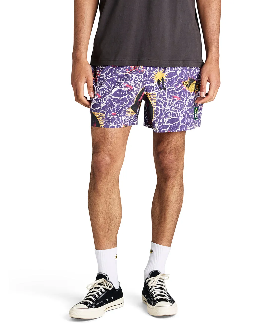Future History Boardshort (Mesh) - Violet sold by Deus Ex Machina