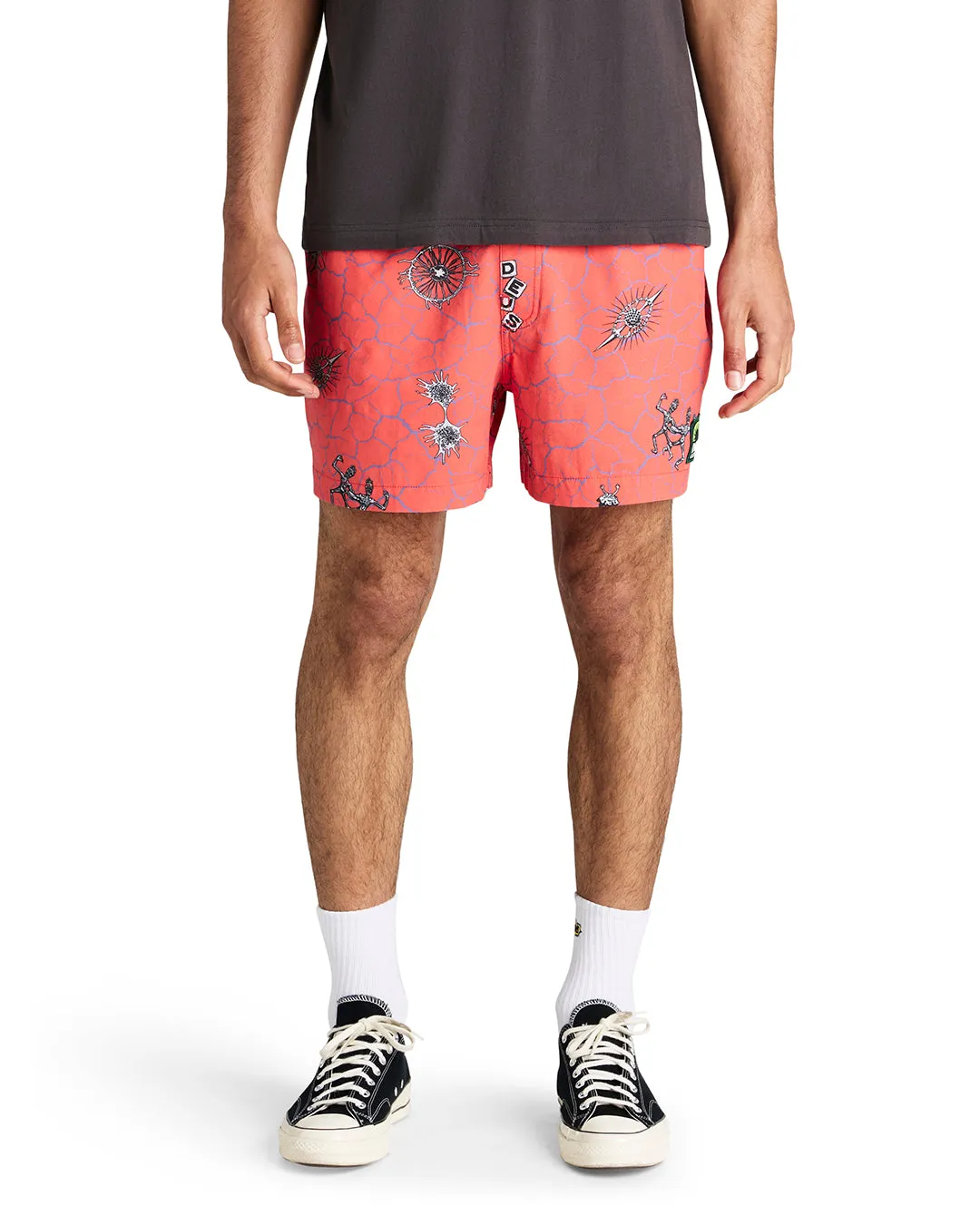 Vibrant Virus Boardshort - Strawberry sold by Deus Ex Machina