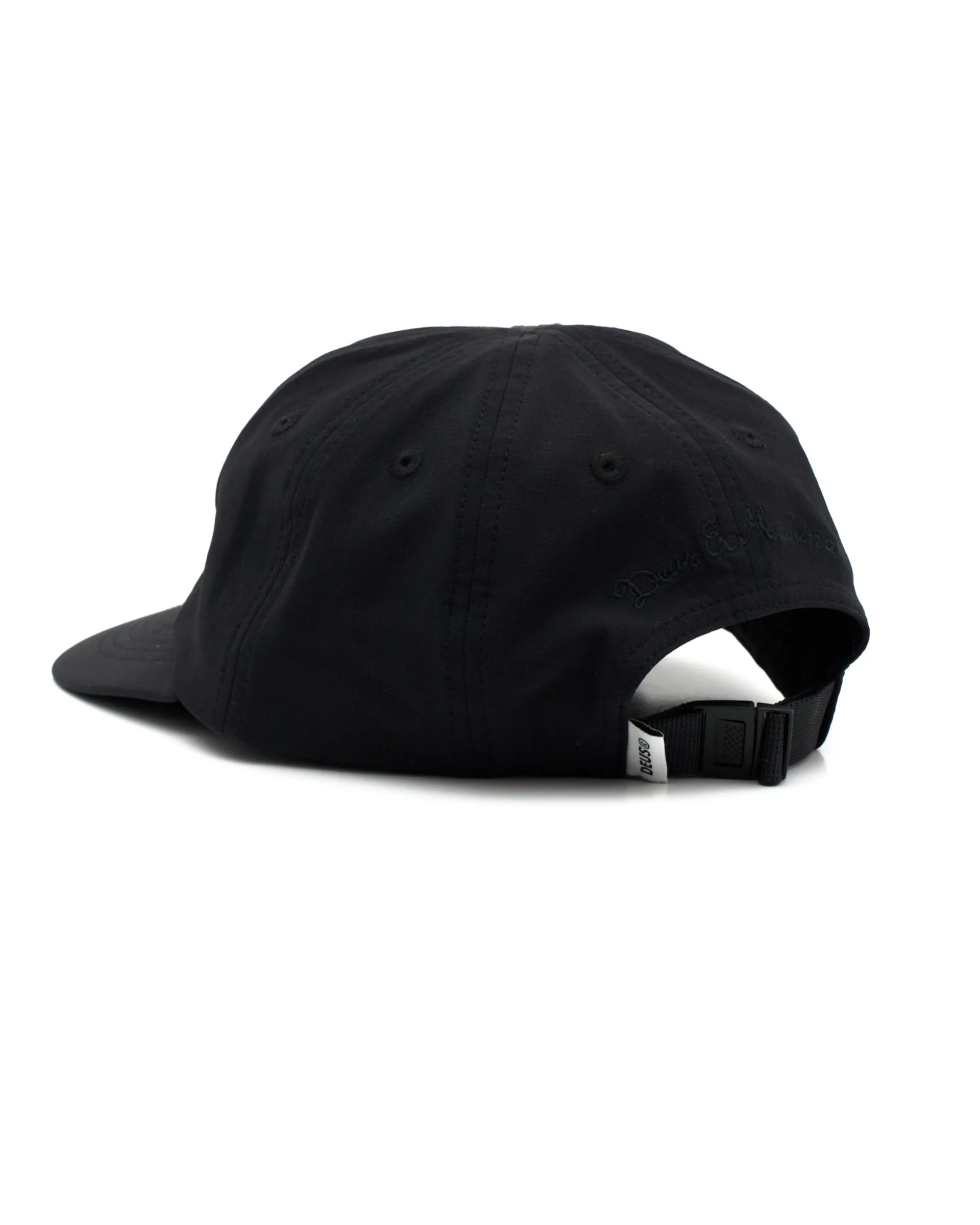 Late Night 8 Panel Cap - Black sold by Deus Ex Machina product image thumbnail 2