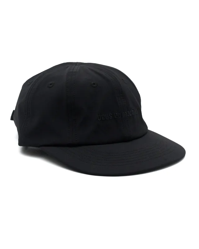 Late Night 8 Panel Cap - Black made by Deus Ex Machina