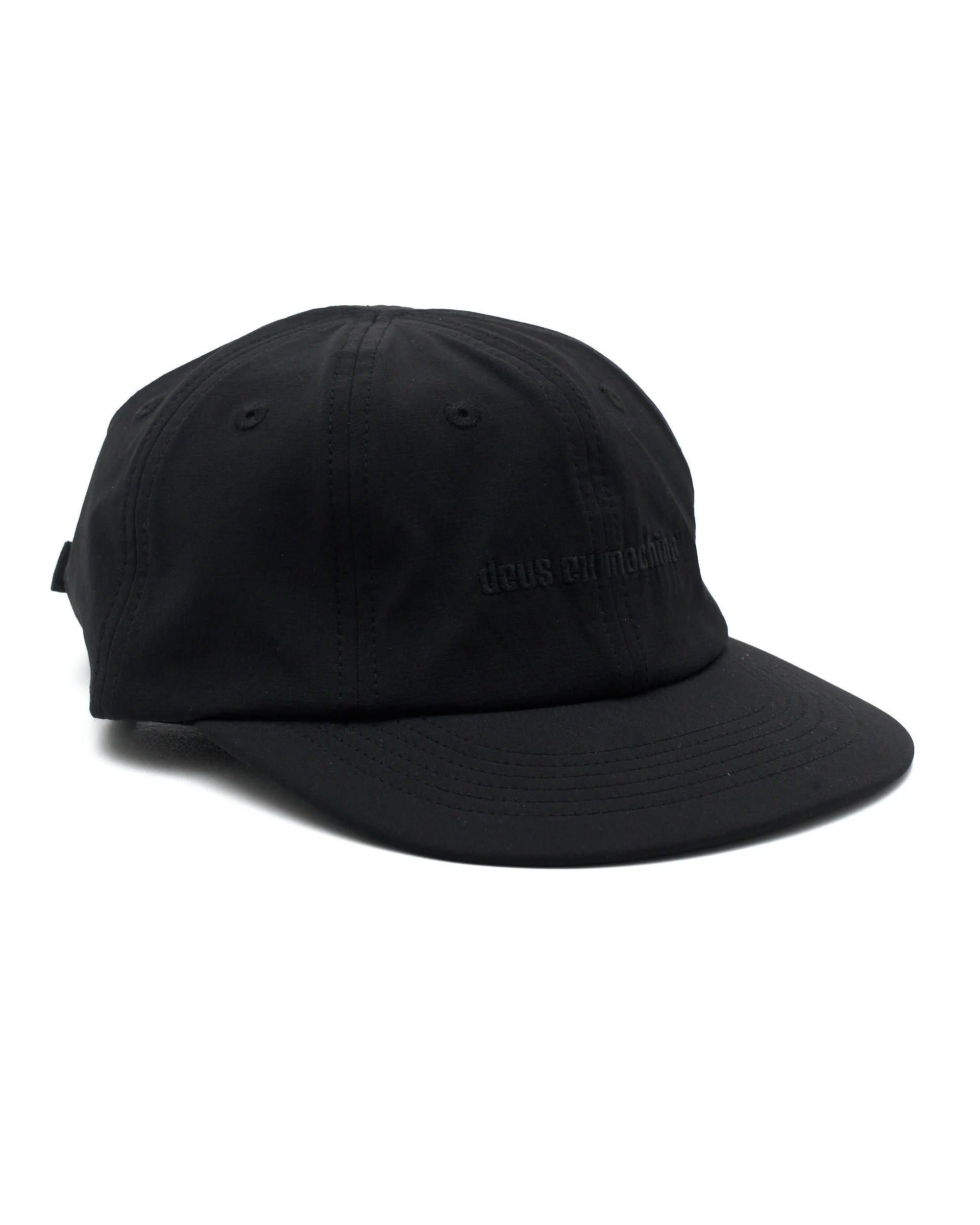 Late Night 8 Panel Cap - Black sold by Deus Ex Machina