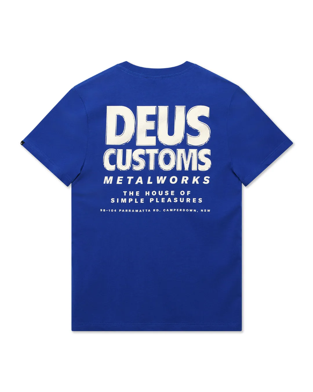 Chromium Tee - Classic Blue sold by Deus Ex Machina product image thumbnail 2