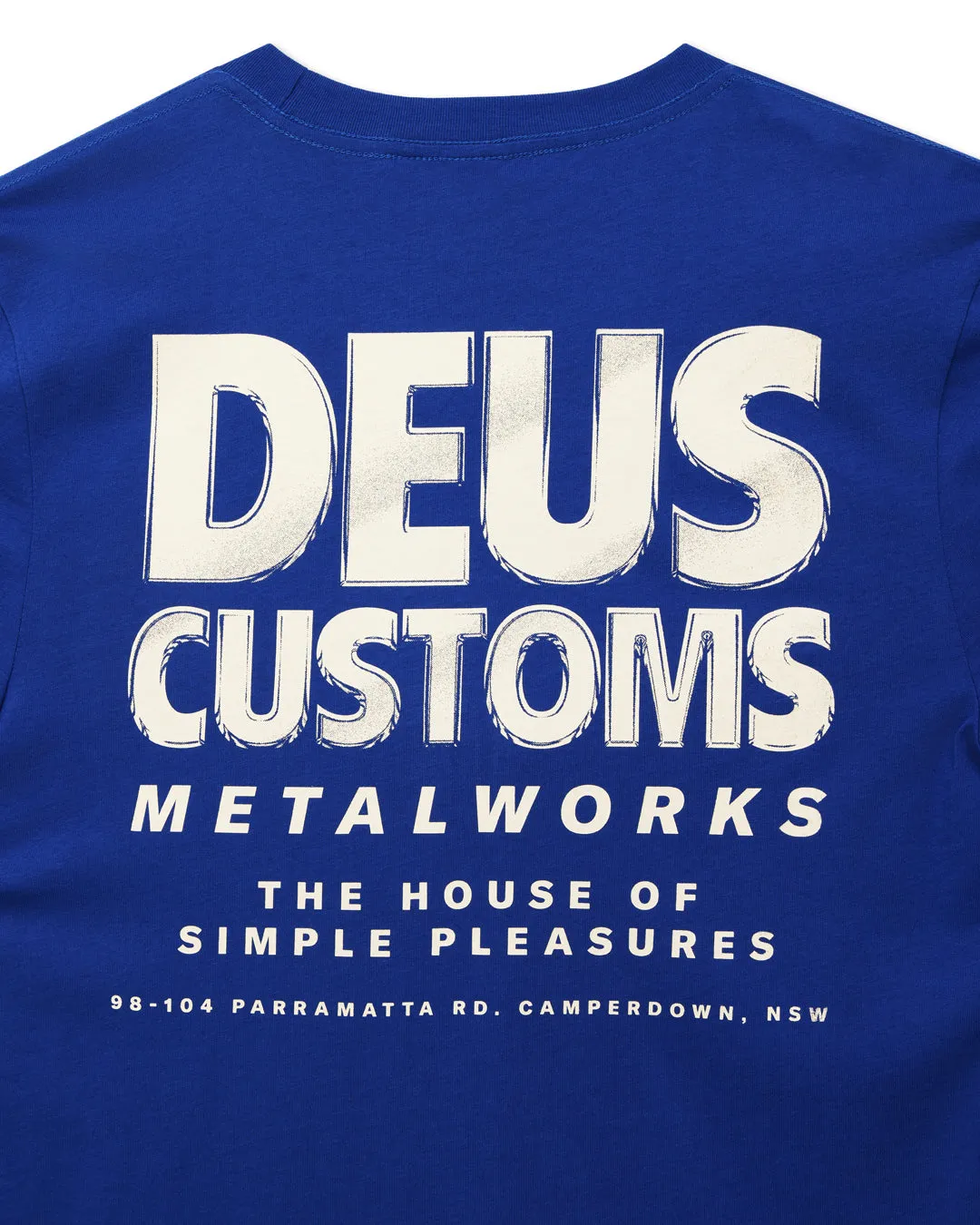 Chromium Tee - Classic Blue sold by Deus Ex Machina product image thumbnail 4