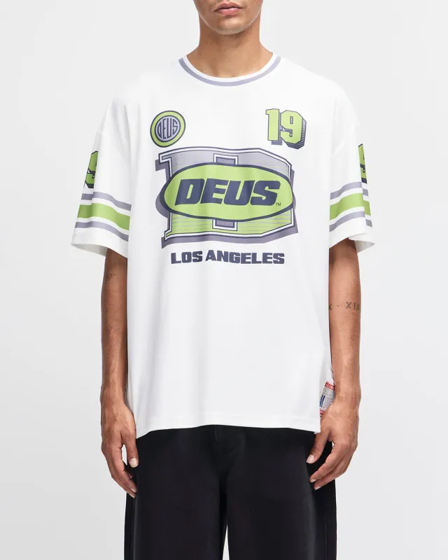 OHMS Moto Tee - White made by Deus Ex Machina