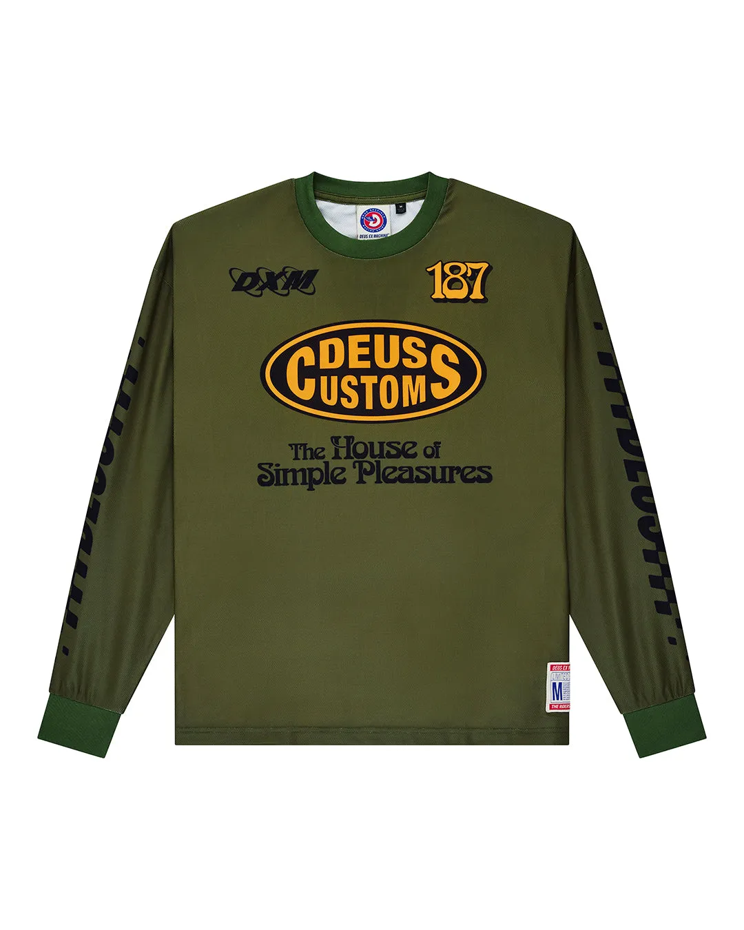 Simple Pleasures Jersey - Lichen Green sold by Deus Ex Machina product image thumbnail 3