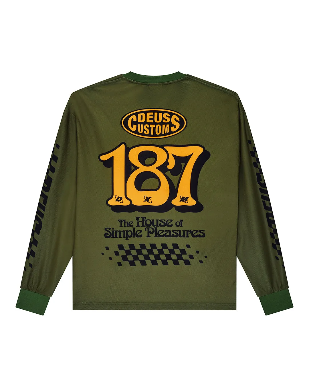 Simple Pleasures Jersey - Lichen Green sold by Deus Ex Machina product image thumbnail 4