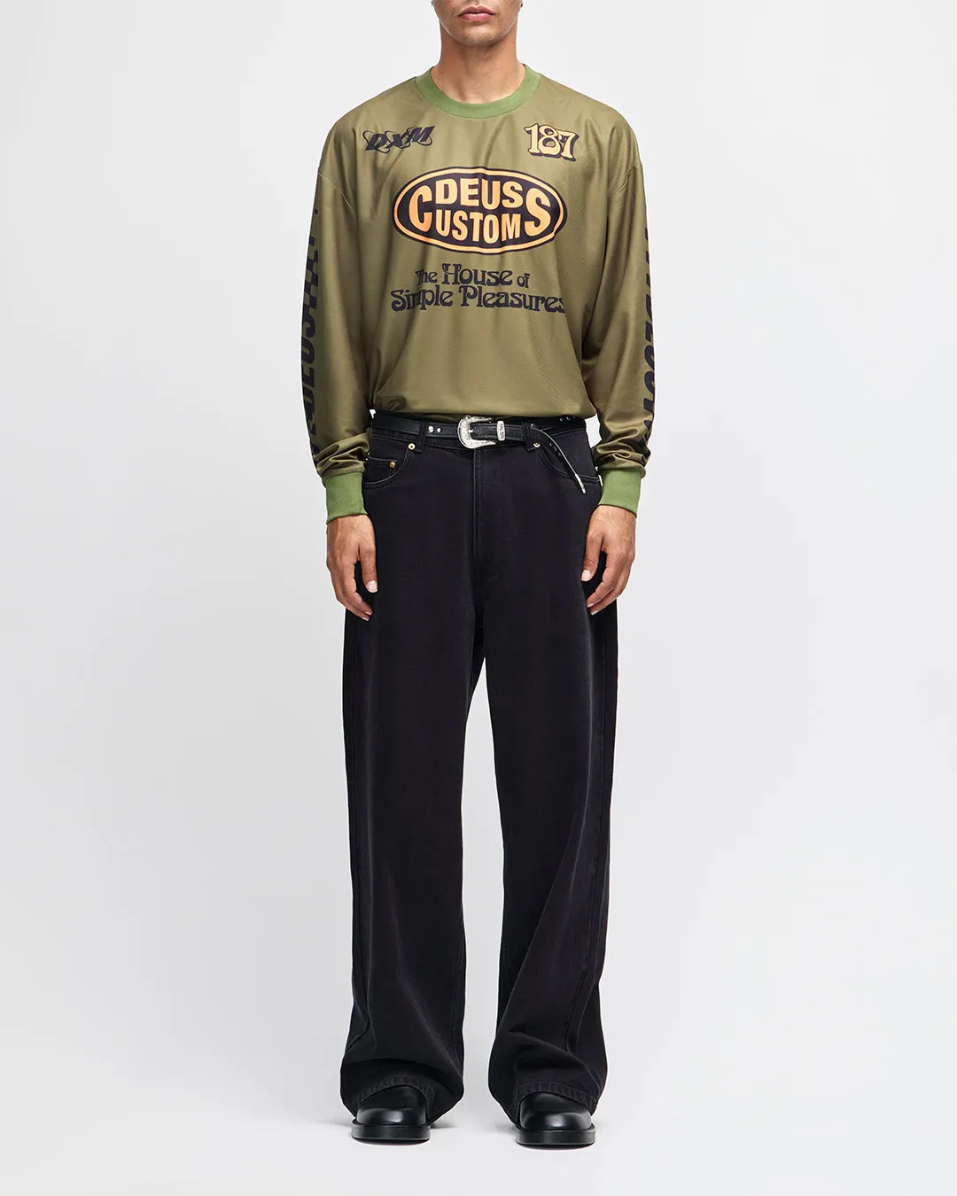 Simple Pleasures Jersey - Lichen Green sold by Deus Ex Machina product image thumbnail 5