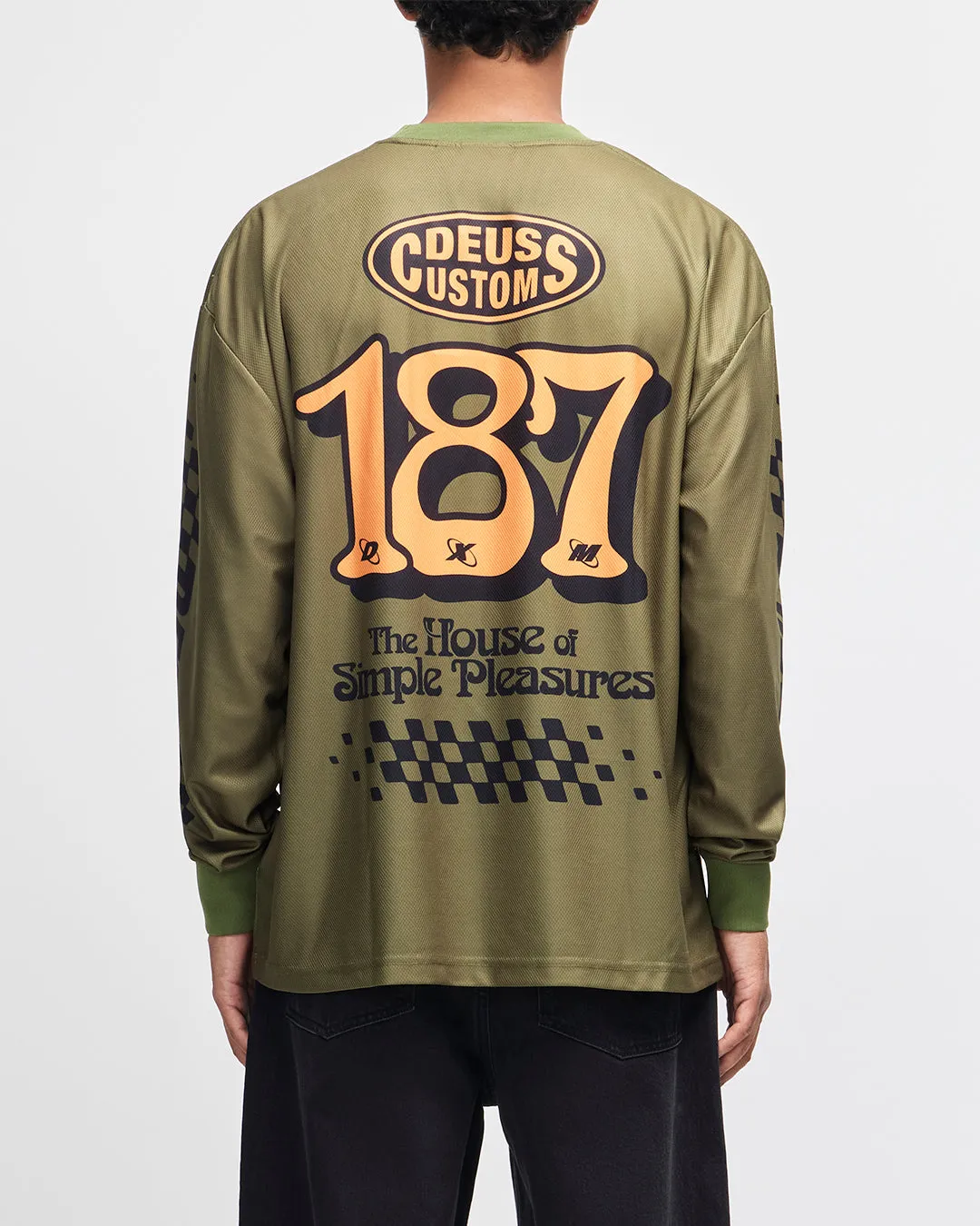 Simple Pleasures Jersey - Lichen Green sold by Deus Ex Machina product image thumbnail 2