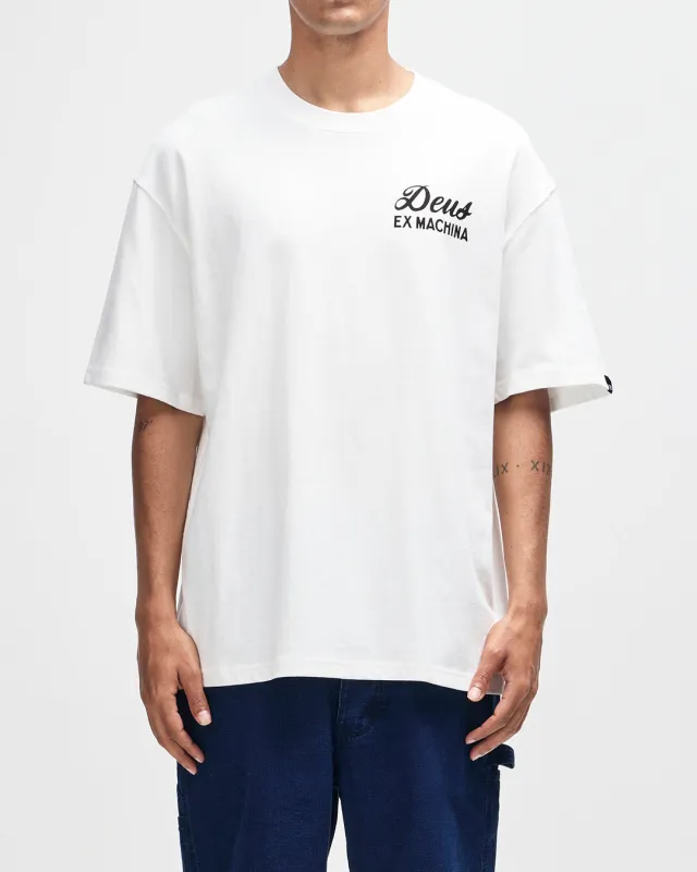 Venice Sign Tee - White made by Deus Ex Machina