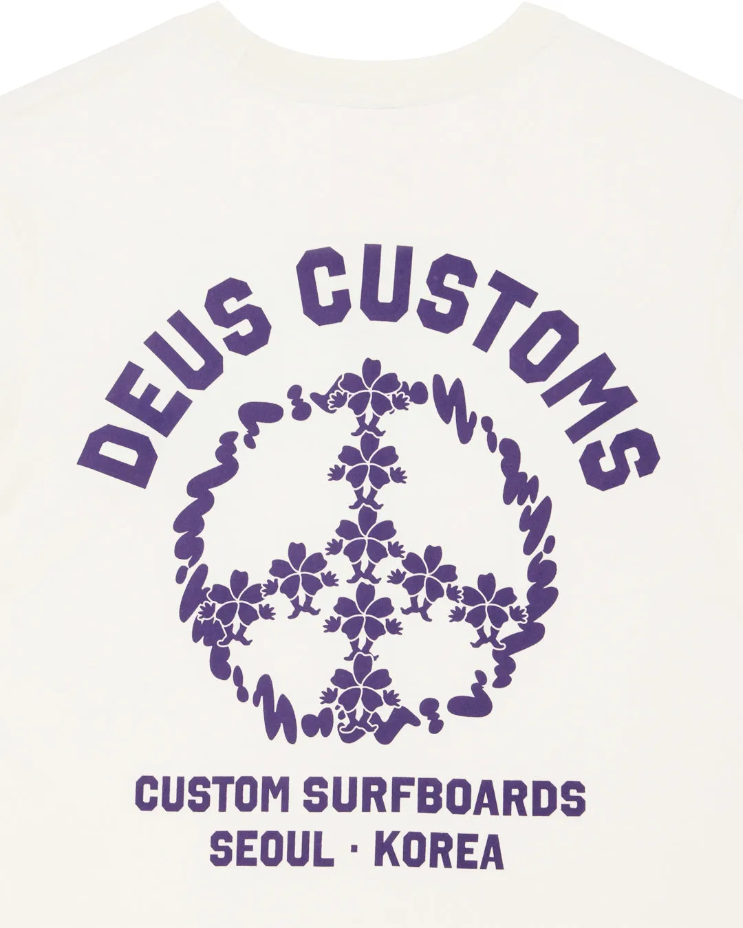 Fancy Pansy Tee - Vintage White sold by Deus Ex Machina product image thumbnail 4