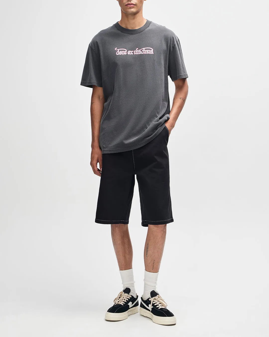 Virtual Insanity Tee - Anthracite sold by Deus Ex Machina product image thumbnail 5