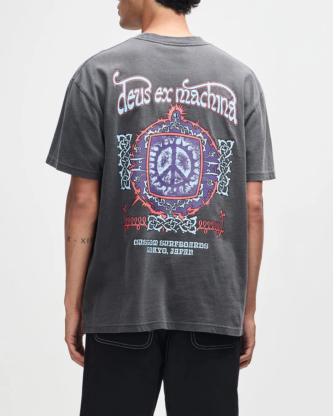 Virtual Insanity Tee - Anthracite sold by Deus Ex Machina product image thumbnail 2