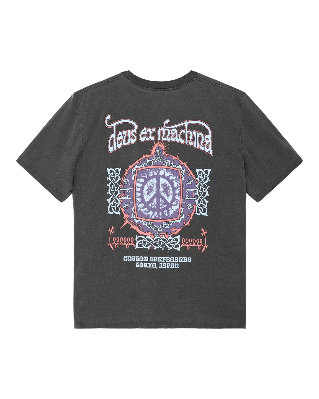 Virtual Insanity Tee - Anthracite sold by Deus Ex Machina product image thumbnail 4