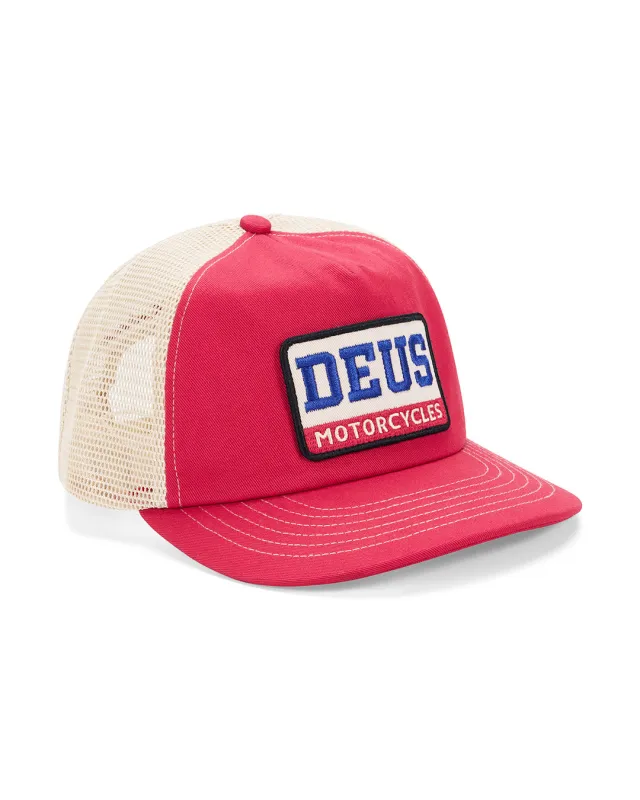 Malden Trucker - Melon Red made by Deus Ex Machina