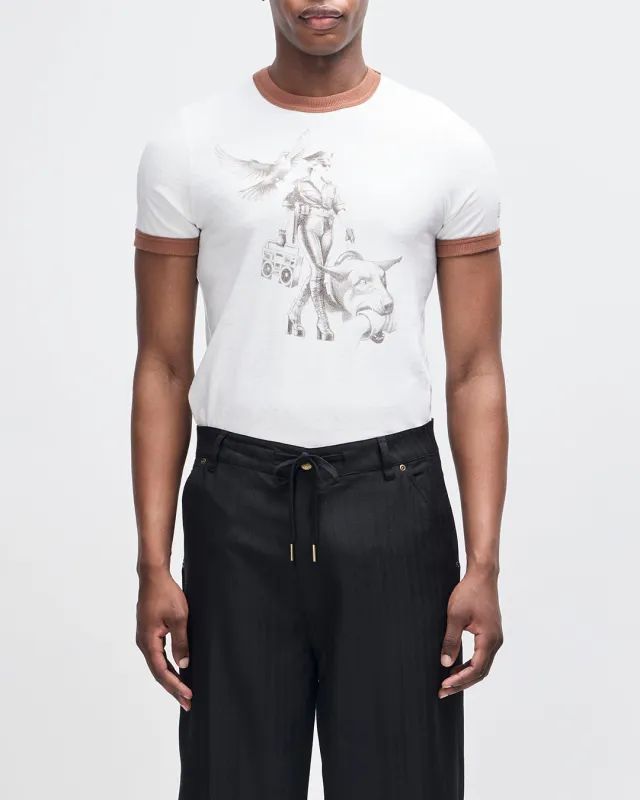 Beat Down Tee - Dirty White made by Deus Ex Machina