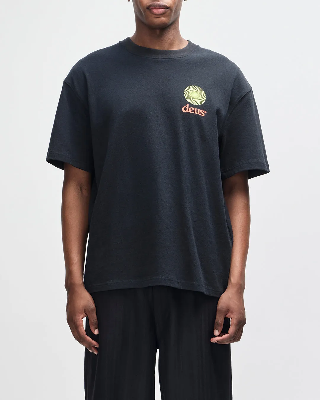 Strata Tee - Black sold by Deus Ex Machina