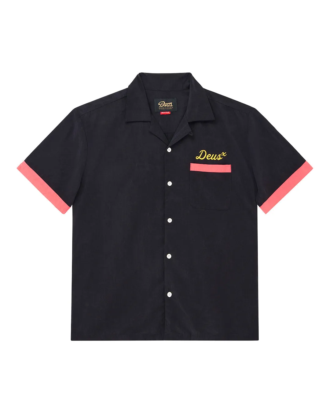 Hisssterical Bowling Shirt - Black sold by Deus Ex Machina product image thumbnail 3