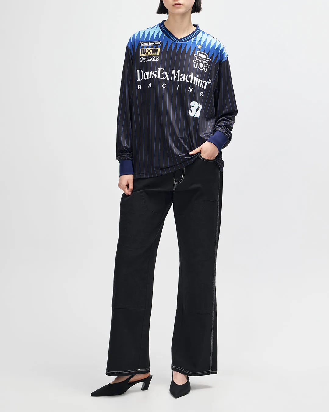 Arrii Moto Jersey - Pageant Blue sold by Deus Ex Machina product image thumbnail 5