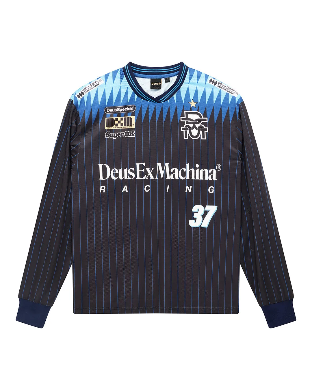 Arrii Moto Jersey - Pageant Blue sold by Deus Ex Machina product image thumbnail 3