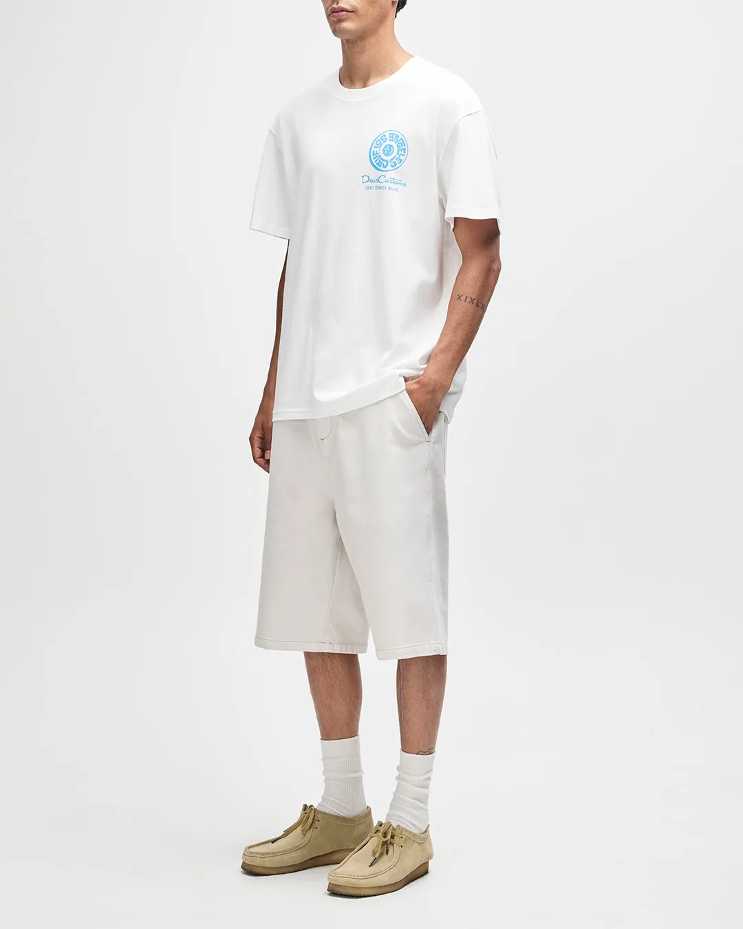 Los Angeles Address Tee - Vintage White sold by Deus Ex Machina product image thumbnail 5