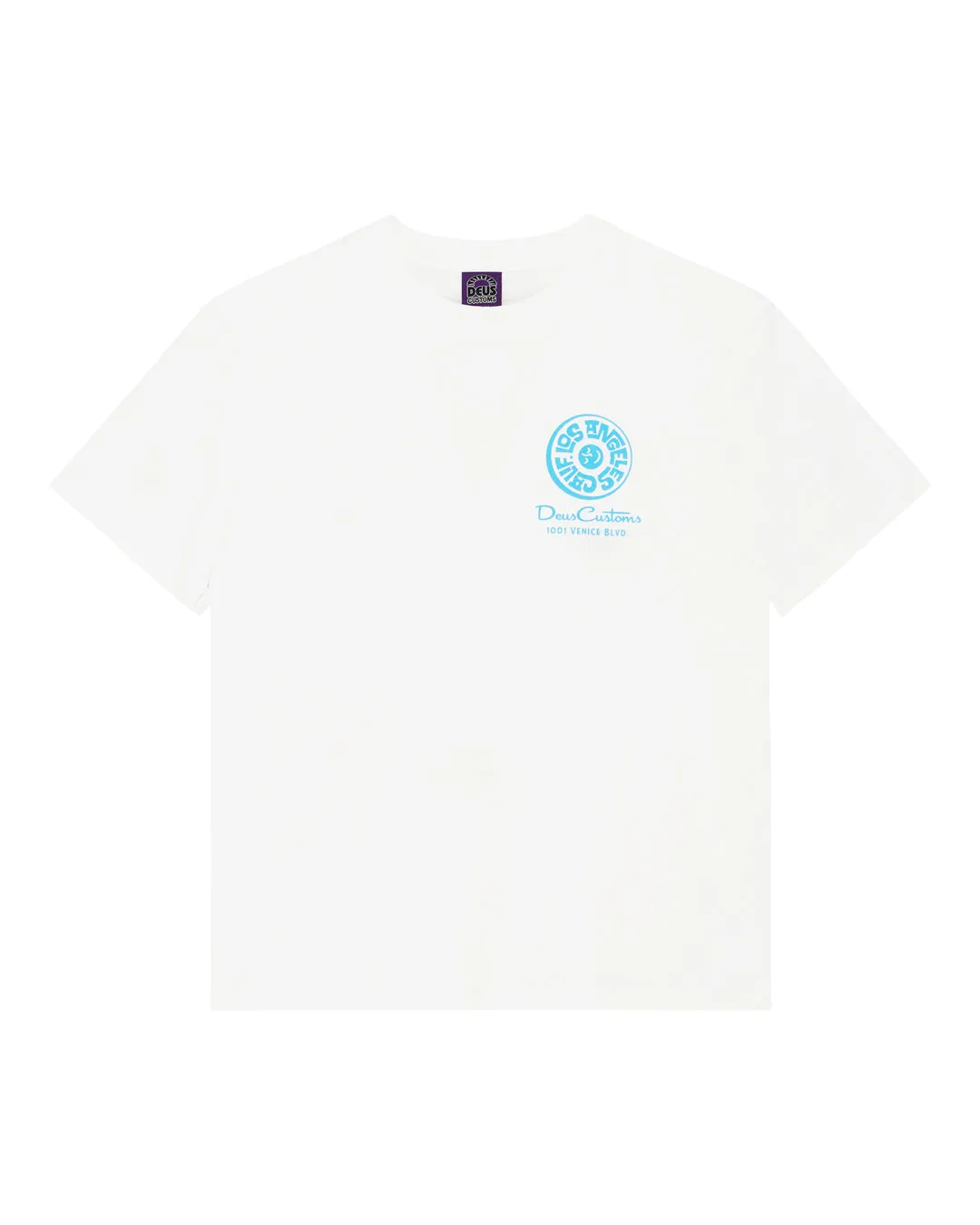 Los Angeles Address Tee - Vintage White sold by Deus Ex Machina product image thumbnail 3