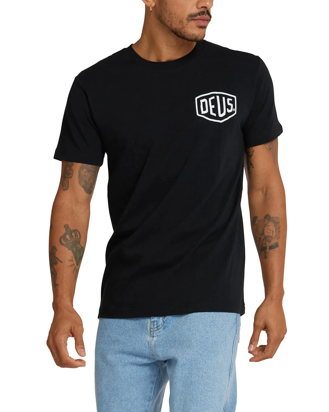 Tokyo Address Tee - Black sold by Deus Ex Machina