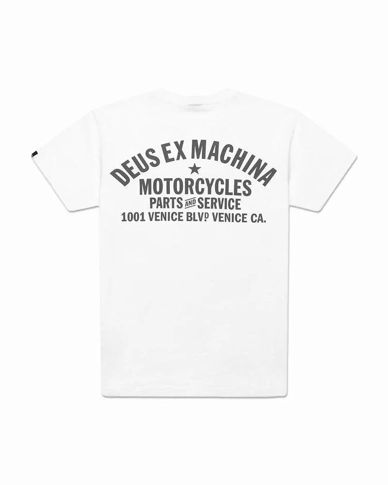Venice Address Tee - White sold by Deus Ex Machina product image thumbnail 3