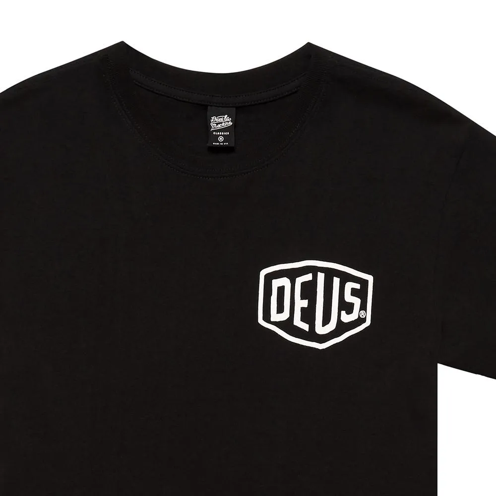 Venice Address Tee - Black sold by Deus Ex Machina product image thumbnail 5