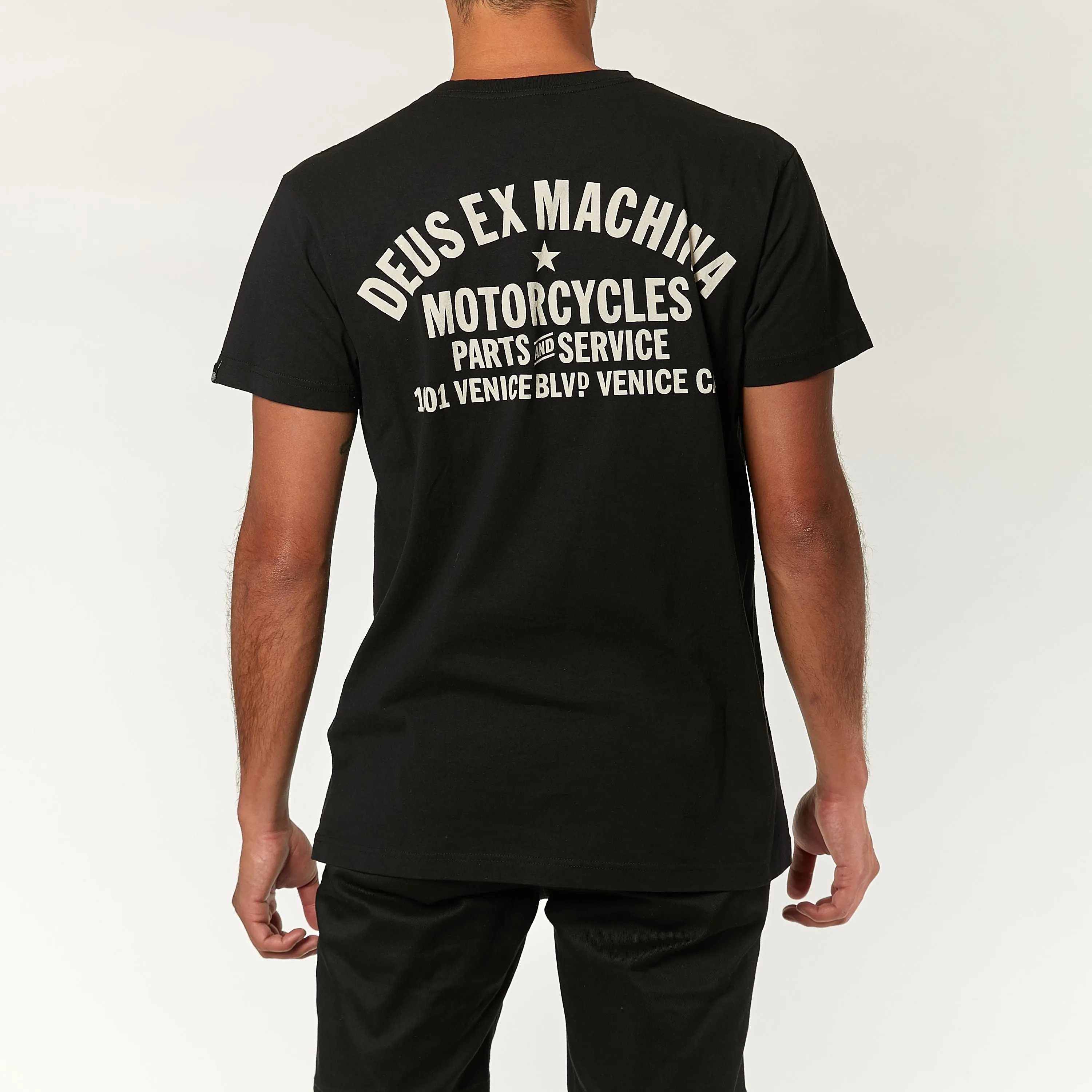 Venice Address Tee - Black sold by Deus Ex Machina product image thumbnail 3